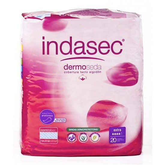 Indasec dermoseda extra 20 compresas